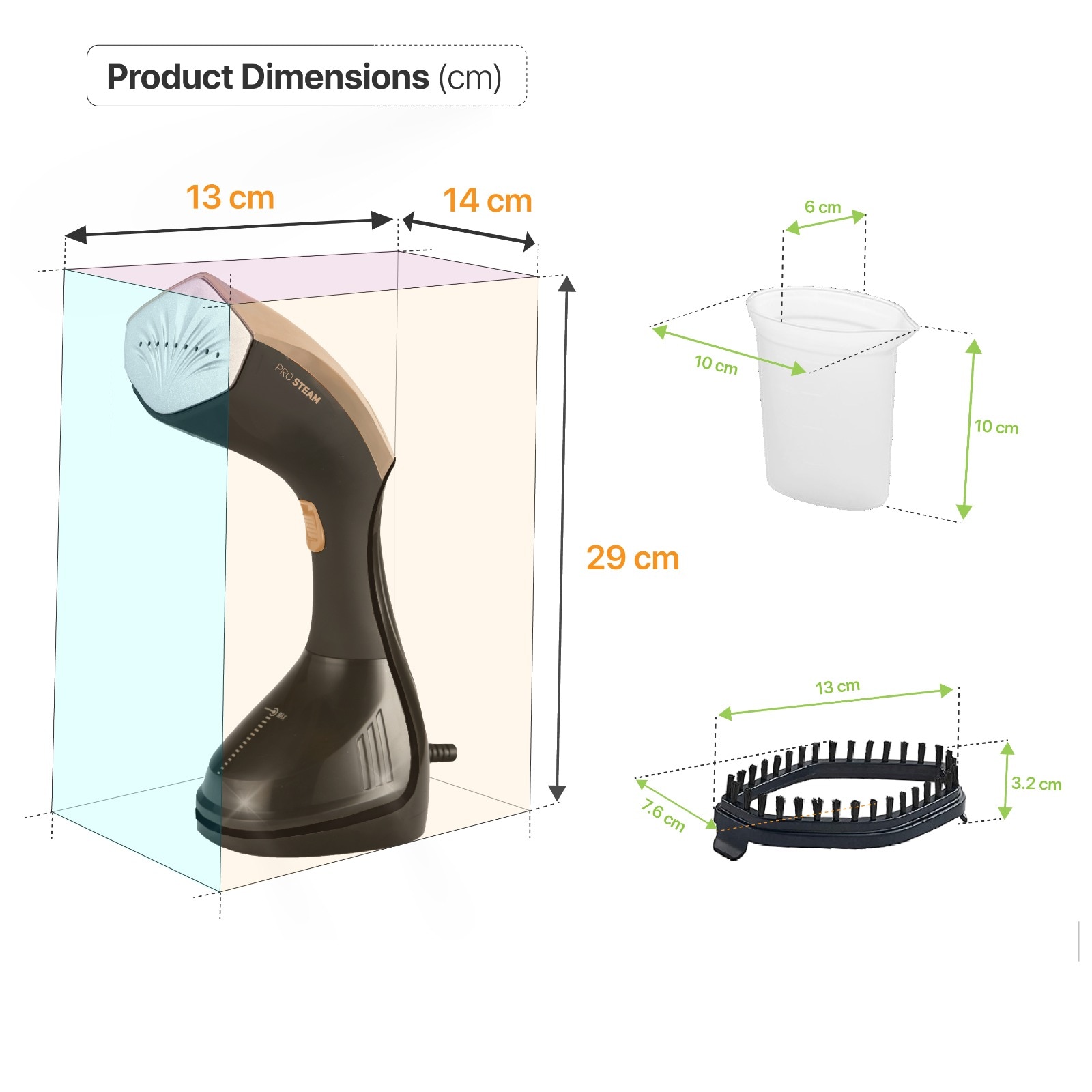 Fier de calcat vertical cu aburi Zilan ZLN4254 AURUM, 1600W, 25g/min, 230 ml, ecran LED multi functional