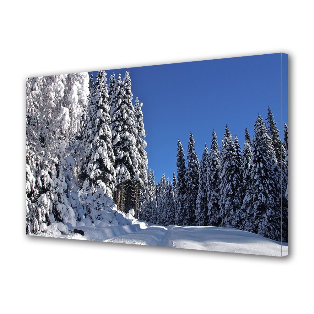 Tablou Canvas Sarbatori Craciun Abastru intens 20 x 30 cm