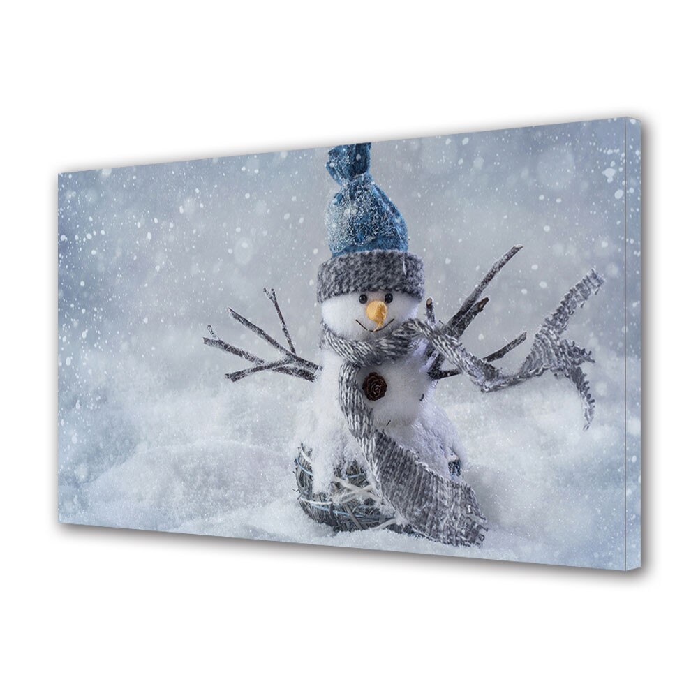 Tablou Canvas Sarbatori Craciun Om de zapada 20 x 30 cm