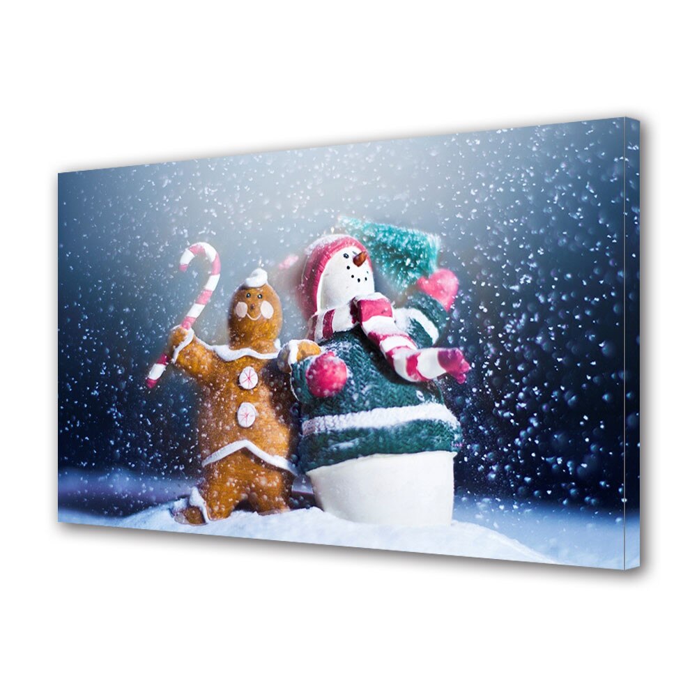 Tablou Canvas Sarbatori Craciun Figurine 40 x 60 cm