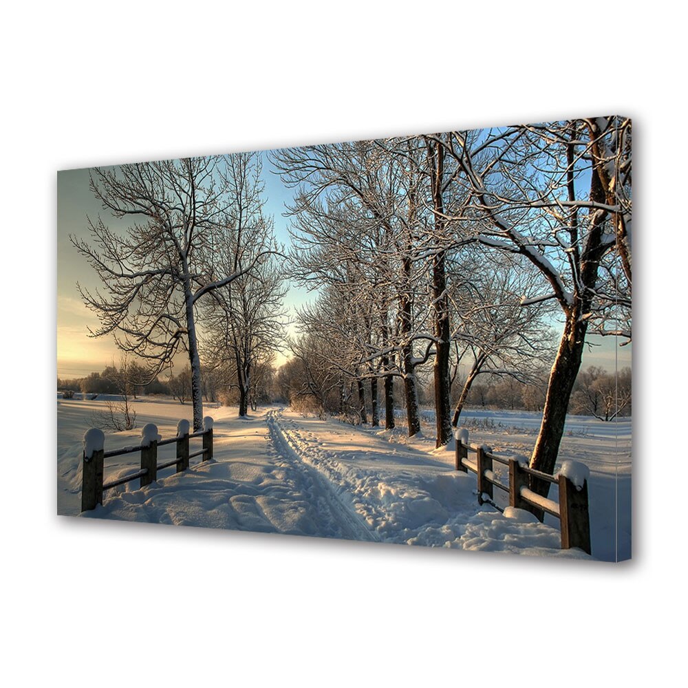 Tablou Canvas Sarbatori Craciun Poteca 20 x 30 cm