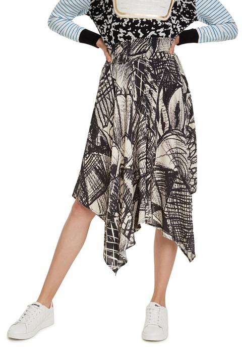 Fusta Desigual Kingsley, Gri, 38