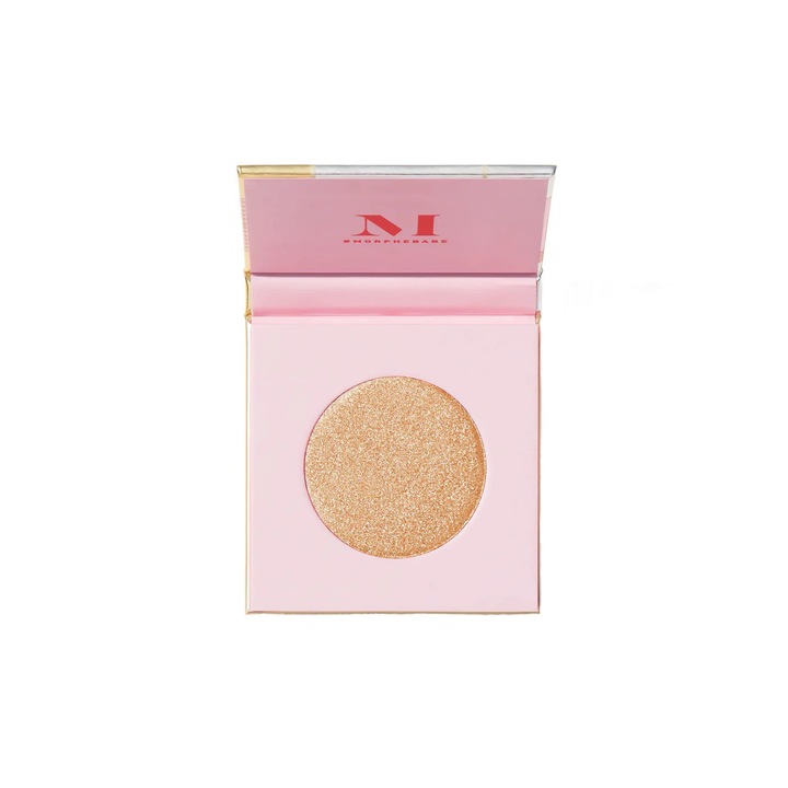 Fard de pleoape si iluminator MORPHE, Editie Limitata Sparkling Gold, 3g