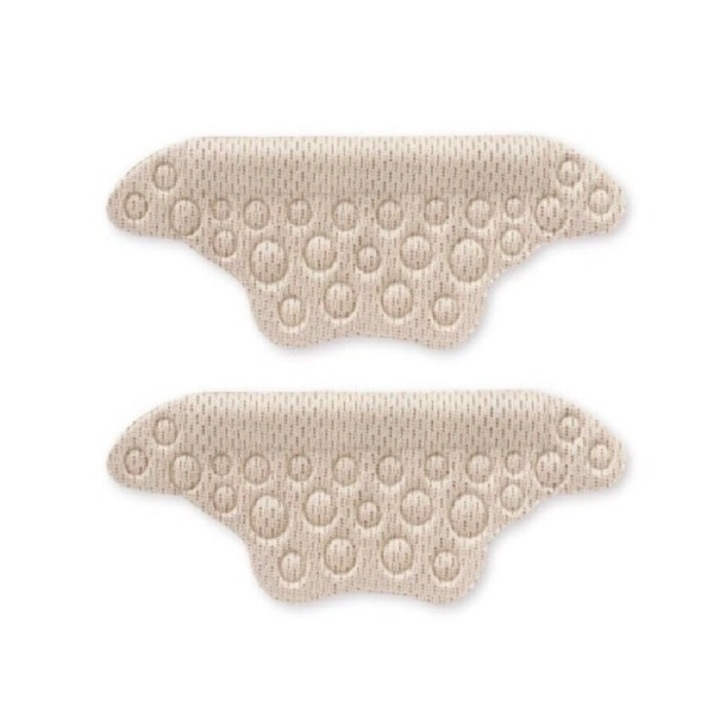 Set 2 branturi cu pernite pentru calcai, pentru incaltaminte, marime universala, Crem