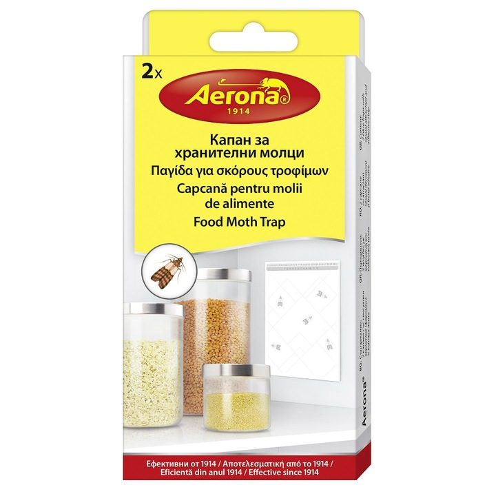 Set capcane pentru molii, Aerona, 2 buc