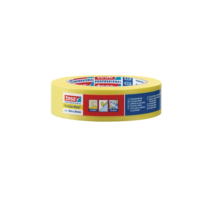 Прецизна маскираща лента, tesa® 4334 Professional, amb. 30 ролки, ширина на лентата 30 мм