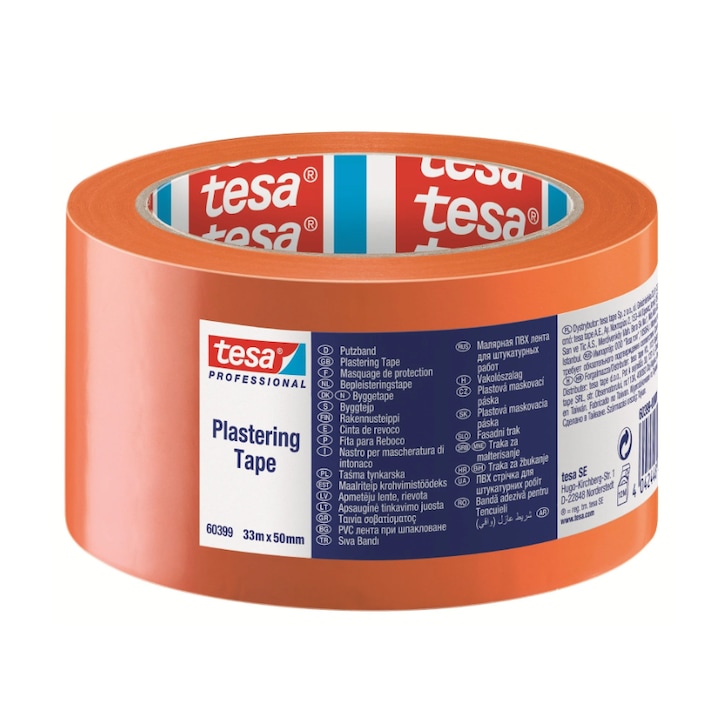 Tesa SPVC (60399-00001-01) Pucolószalag ® Professional Narancs (H x Sz) 33 m x 50 mm 1 db (60399-00001-01)