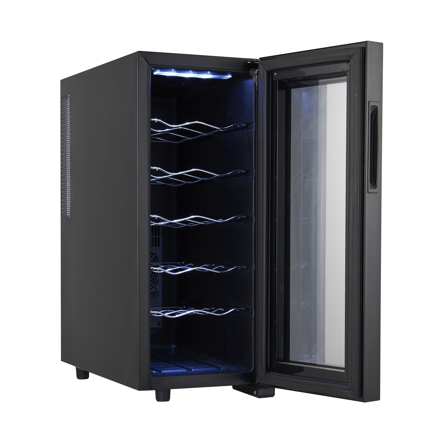 麗 Frigider pentru vinuri Zilan ZLN4681 Negru, 33L, 50W, iluminare