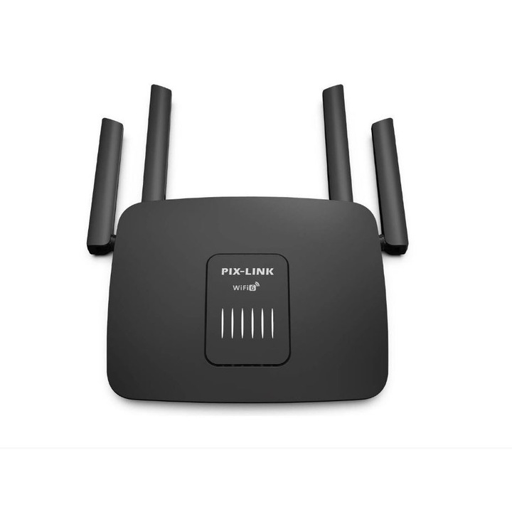 Vezeték nélküli router Wi-Fi 6 PIX-LINK LV-AX03, kétsávos Gigabit 1800, lapkakészlet MT7621DA, MT7975DN, MT7905DAN