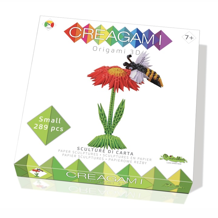 Set creativ Origami 3D, Creagami - Albina, 289 piese