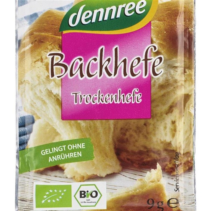 Bio szárított aktív élesztő, 3 x 9 gramm, Dennree