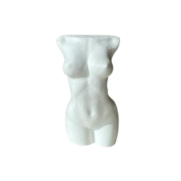 Statueta Eva Alb, handmade 15 cm
