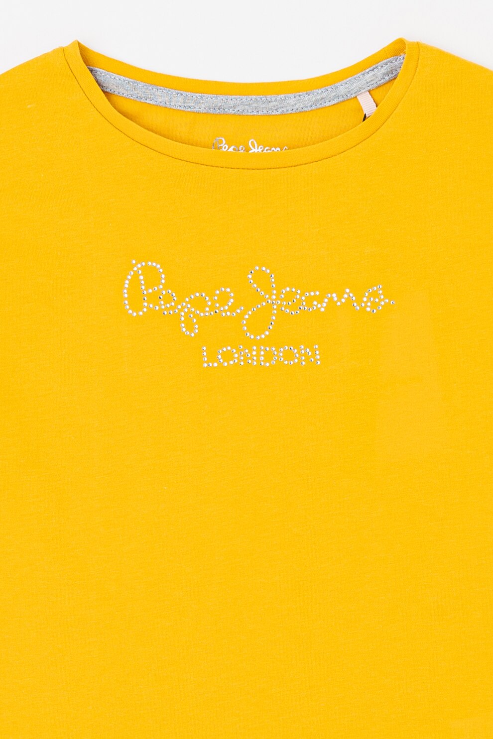 Pepe Jeans London, Блуза Nuria с декоративни камъни, Жълт, 176 CM eMAG.bg