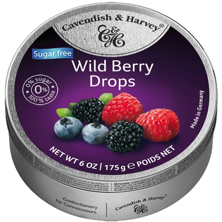 Капки без захар, Wild Berry, Cavendish & Harvey, 175гр