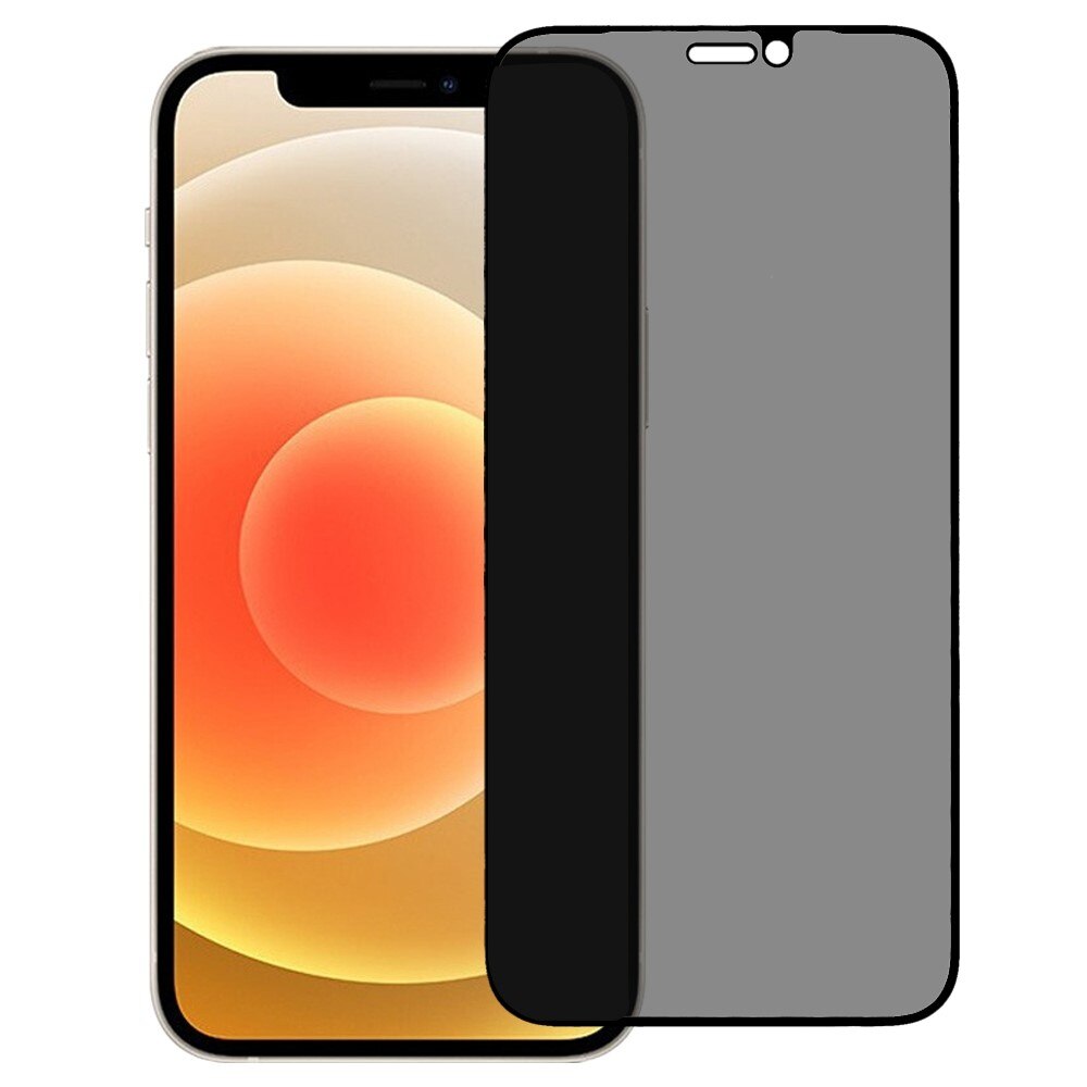 Folie protectie, Ta Tech Armor, Sticla securizata, Privacy, Compatibila cu iPhone 12/12 Pro, Negru