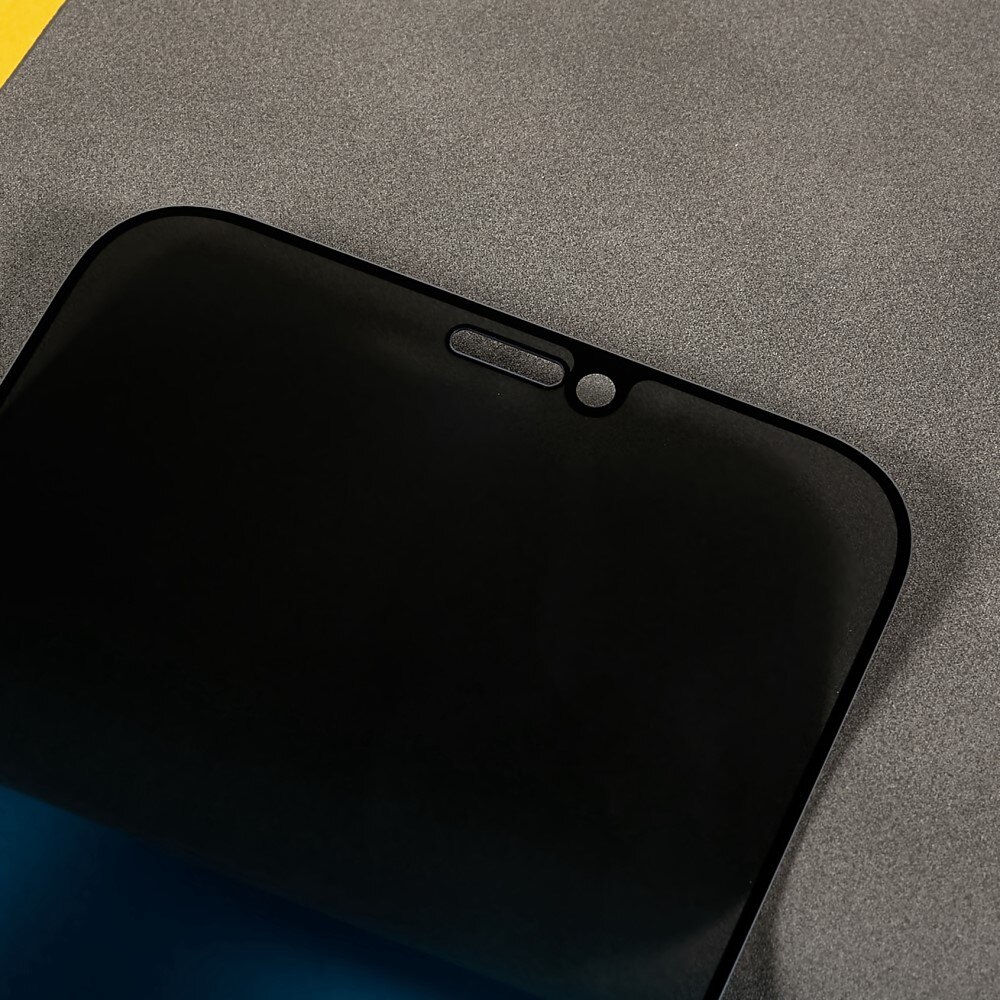 Folie protectie, Ta Tech Armor, Sticla securizata, Privacy, Compatibila cu iPhone 12/12 Pro, Negru