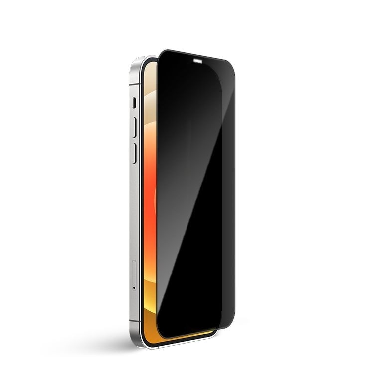 Folie protectie, Ta Tech Armor, Sticla securizata, Privacy, Compatibila cu iPhone 12/12 Pro, Negru