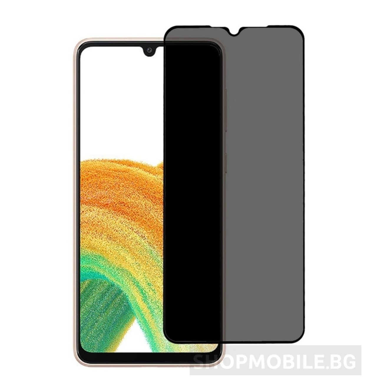 Folie protectie, Ta Tech Armor, Sticla securizata, Privacy, Compatibila cu Samsung Galaxy A52/s 5G, Negru