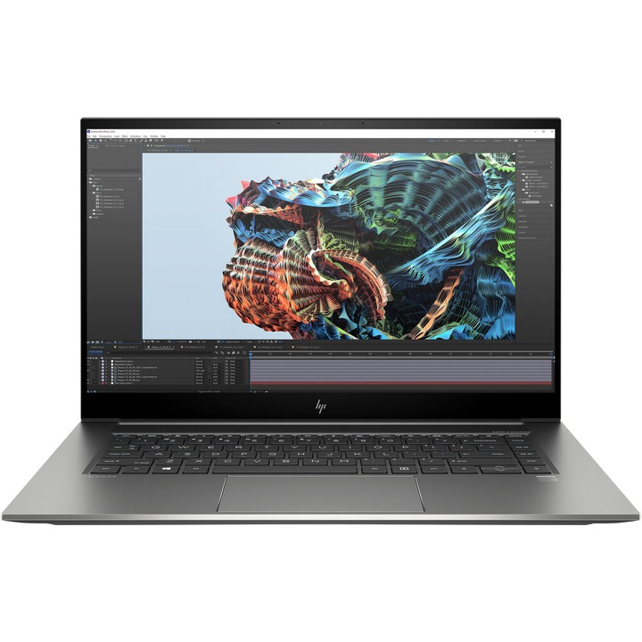 Laptop HP ZBook Studio G8, display 15.6 inch UHD IPS 120Hz, procesor Intel i7-11800H, 16GB RAM, 512GB SSD, nVidia Quadro T1200 4GB, Windows 10 Pro, Silver
