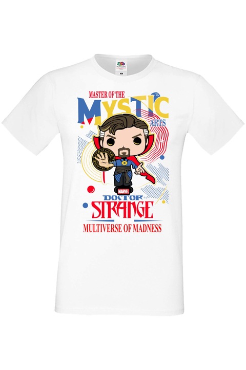 Férfi póló Marvel Comics Avengers Bosszúállók Tralala Doctor Strange 001, Fehér