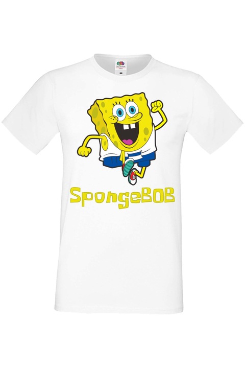 Мъжка тениска SpongeBob SquarePants Tralala SB 1, Бял