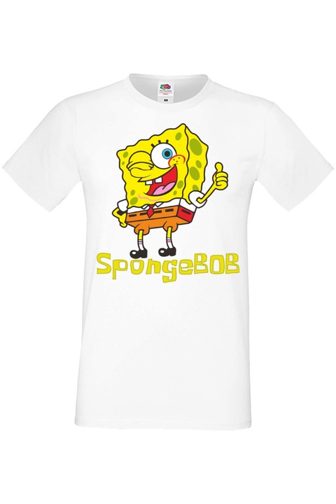 Férfi póló SpongeBob SquarePants Tralala SB 2, Fehér