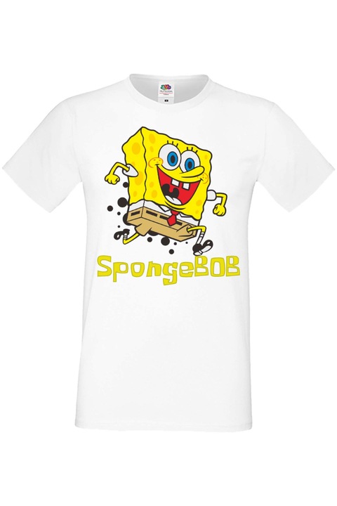 Férfi póló SpongeBob SquarePants Tralala SB 3, Fehér