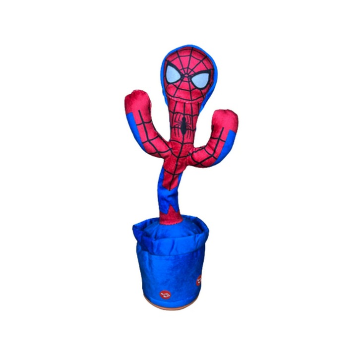 Interaktív játék Pókember, énekel, beszélget és táncol, 32 cm, elemmel, 3 éves + gyerekeknek