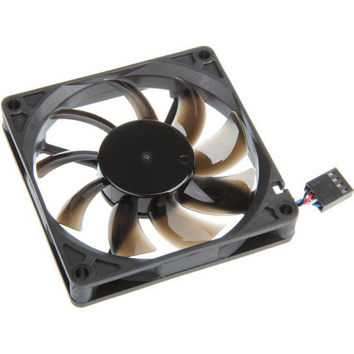 Компютърен вентилатор Noiseblocker ITR-PC-P, BlackSilent Pro PC-P 80 mm, 25,8 dBA