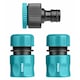 Set 3 conectori irigare/udare TOTAL THWS030301,diametru 1/2