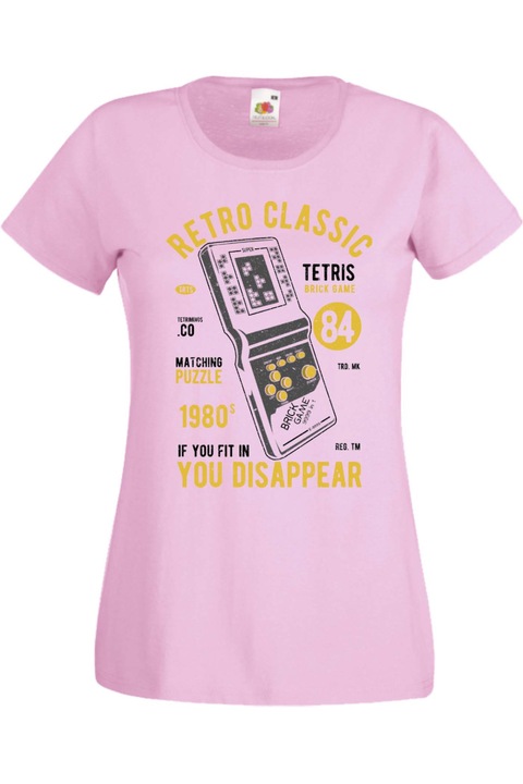 Дамска Геймърска Тениска Gamer Tralala Gamer Gaming PC Game Nintendo Play Station Xbox Геймър Геймърска тениска Подарък за геймър Tetris Brick Game