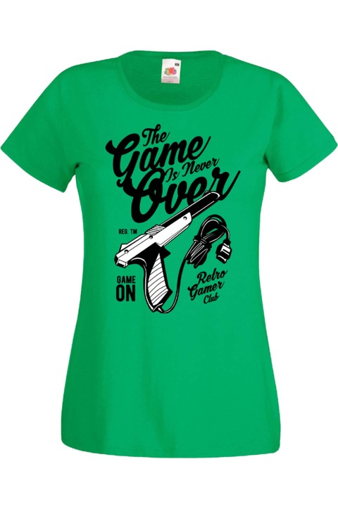 Дамска Геймърска Тениска Gamer Tralala Gamer Gaming PC Game Nintendo Play Station Xbox Геймър Геймърска тениска Подарък за геймър The Game Is Never Over