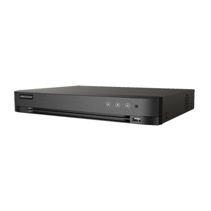 DVR 4K AcuSense, 4ch, аудио през коаксиален, интелигентно възпроизвеждане - HIKVISION iDS-7204HTHI-M1-S
