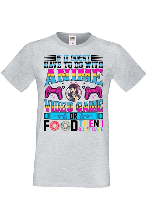 Tricou barbati Gamer Tralala I'M Not Really A Control Freak, Rosu, S