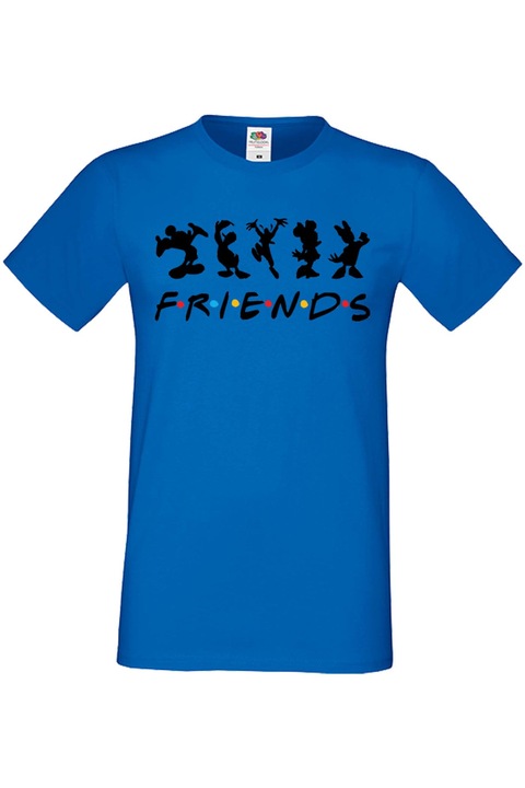 Tricou barbati Walt Disney Mickey Mouse Tralala Mickey Friends, Albastru, M