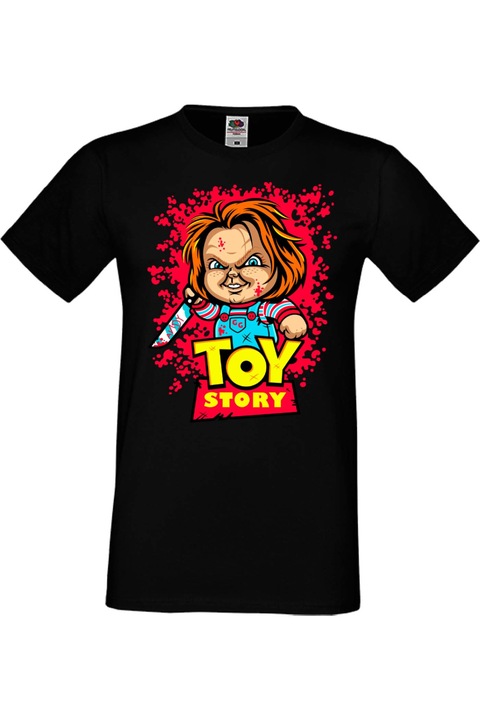 Férfi póló Chucky Toy Story Tr Tralala Toy Story Chucky Toy Story Chucky, Fekete