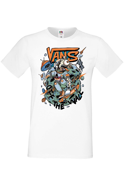 Férfi póló Tr Tralala Vans off the wall Vans off the wall, Fehér