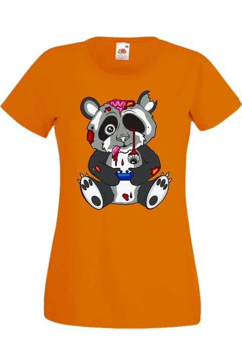 Дамска Геймърска Тениска Панда Геймър Tralala Panda Bear Gamer Zombie Геймърска тениска Panda Bear Zombi Gamer STAGE 1