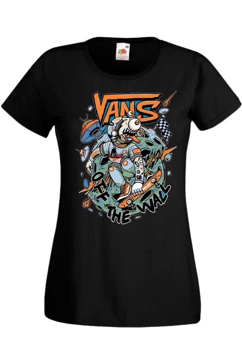 Noi polo Tralala Vans off the wall Vans off the wall, Fekete