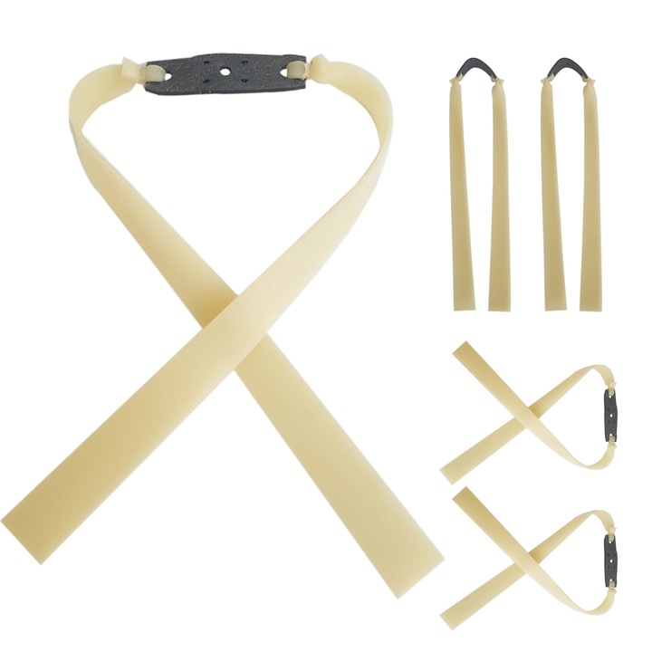 Set 5 elastice puternice de 1.5mm gorsime pentru prastie