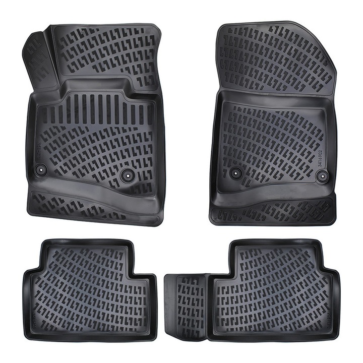 Комплект 4 броя гумени стелки за CITROEN C5 II RD TD 2007-2017 Чадър