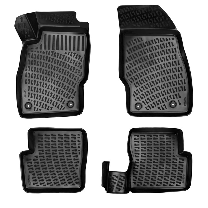 Комплект 4 стелки Umbrella, гумени, за Opel Corsa D 2006-2014г.