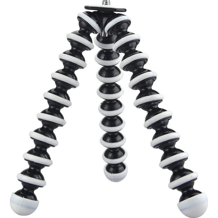 Мини триножник Widjit, Размер L, Гъвкав, Със система за захващане на универсални спортни видео камери и GoPro Hero