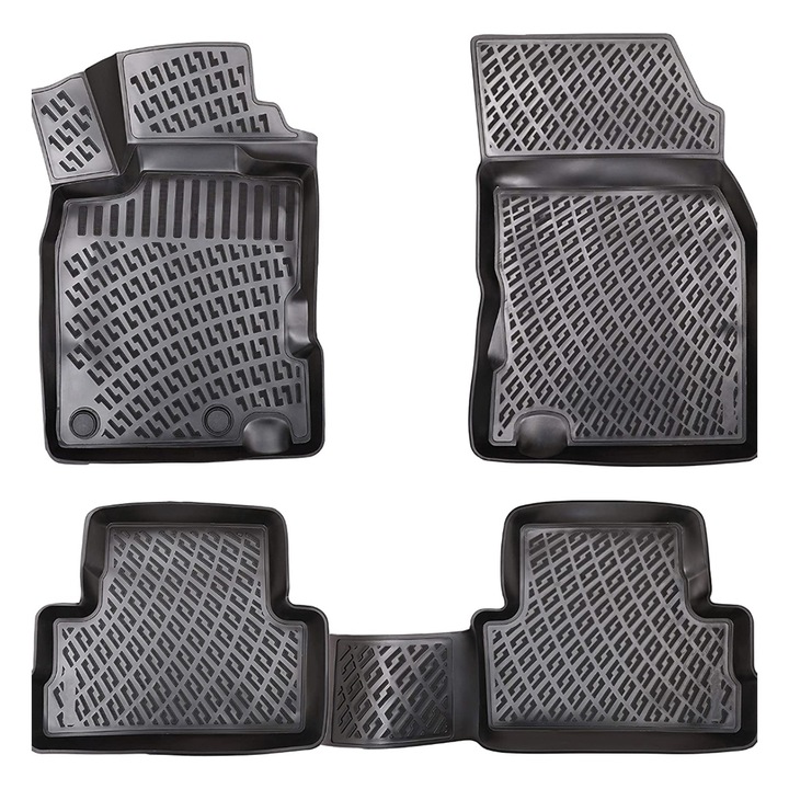 Set Covorase Auto Cauciuc Pentru Renault Kadjar 2015-2021,4 piese