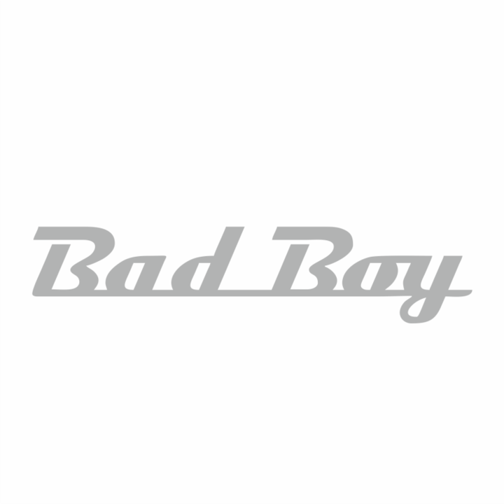 Sticker auto Bad Boy, Alb,15 cm