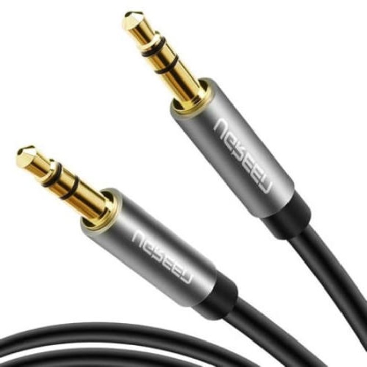 Кабел UGREEN, AUX, mini jack 3.5mm, 1m, Сив