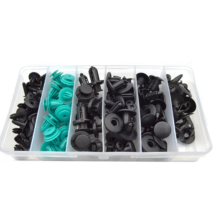 Комплект универсални щипки за кола 100 закопчалки