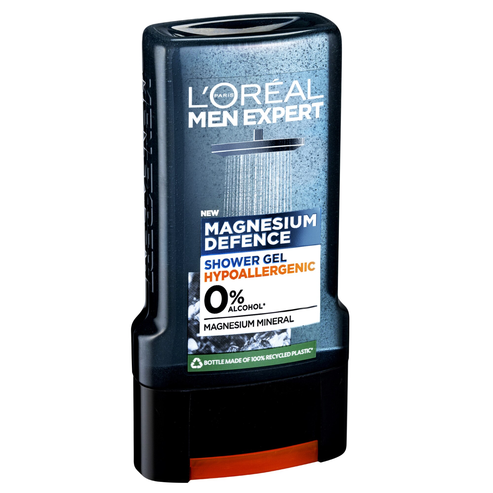 Lot De 2 Gels Douche L'Oréal Men Expert Magnésium Défense - 300ml Chacun, PH Neutre, Pour Homme