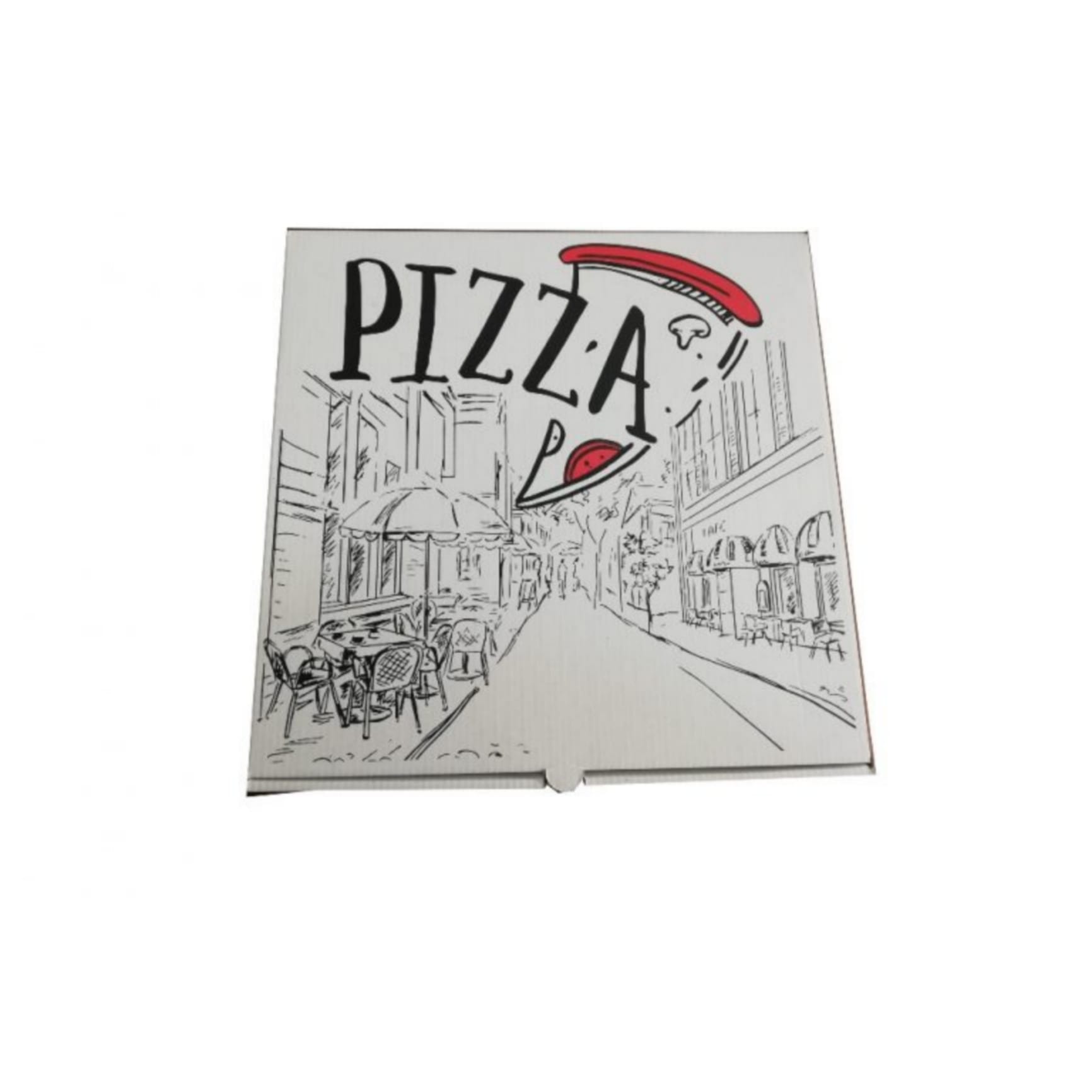 Boite à pizza L'Originale 40x40x3,5 cm