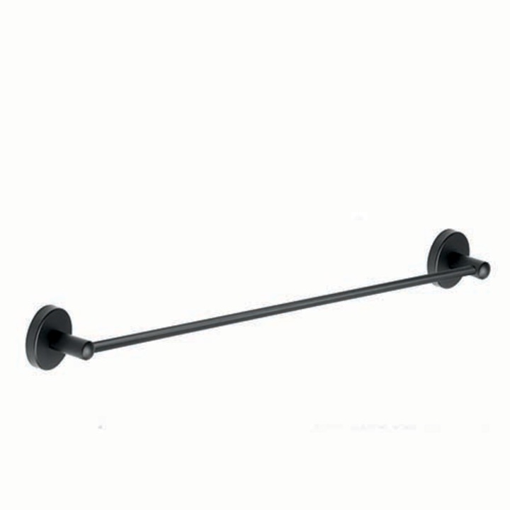 Suport prosop baie Karlim Name Black 34006K, 40cm